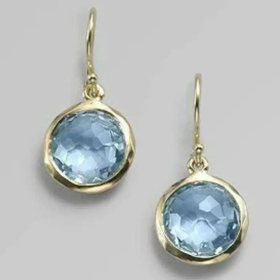 Vintage Deep Blue Earrings