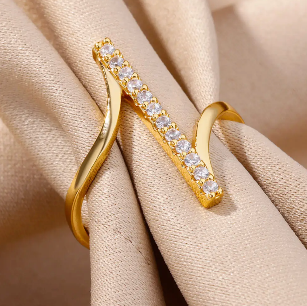 Orée Gold with diamonds Ring
