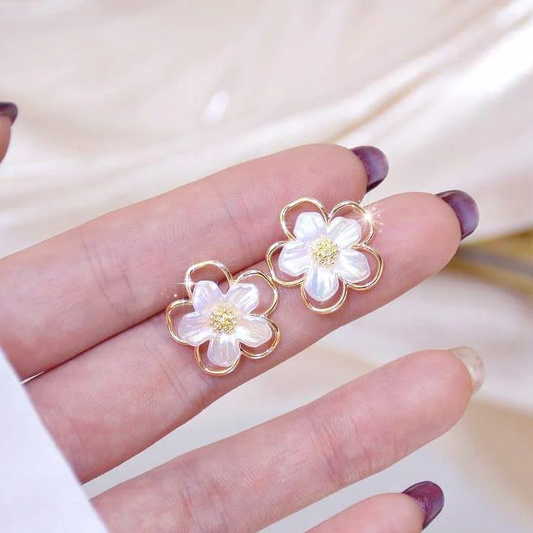 Beautiful Flower Earrings