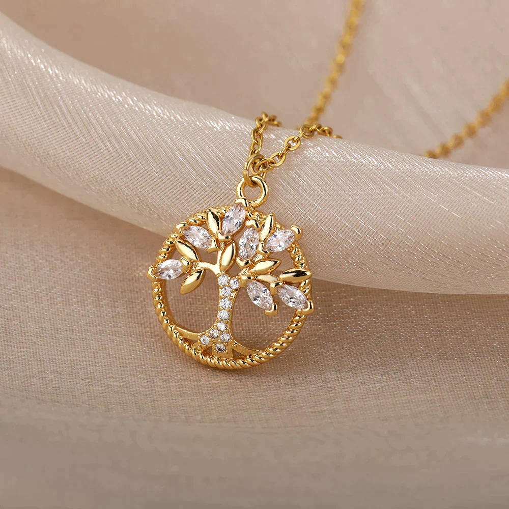 Gold Tree of Life necklace