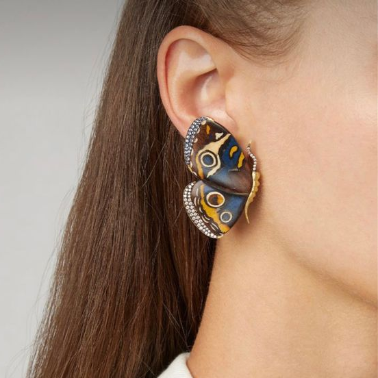 Miya Handpainted Butterfly Earring