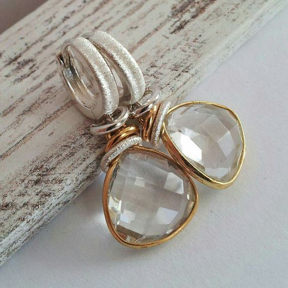 Diana Crystal Inlaid Earrings