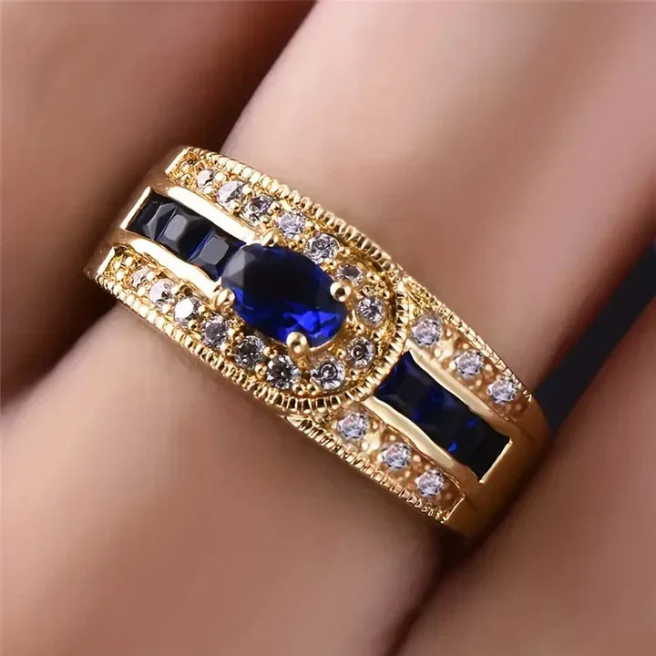 Blue Lune Ring