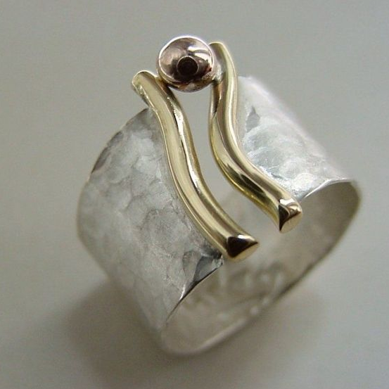 Bella Silver with Gold Vintage ring