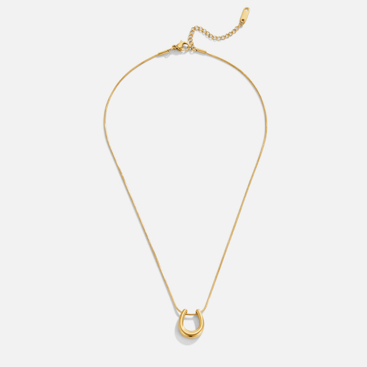 Golden Horseshoe Necklace
