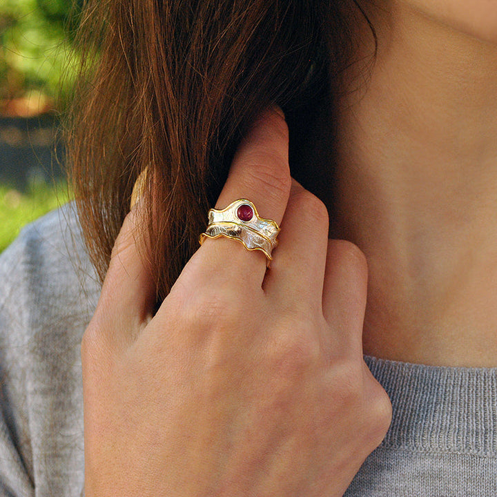 Peony Flower Ring
