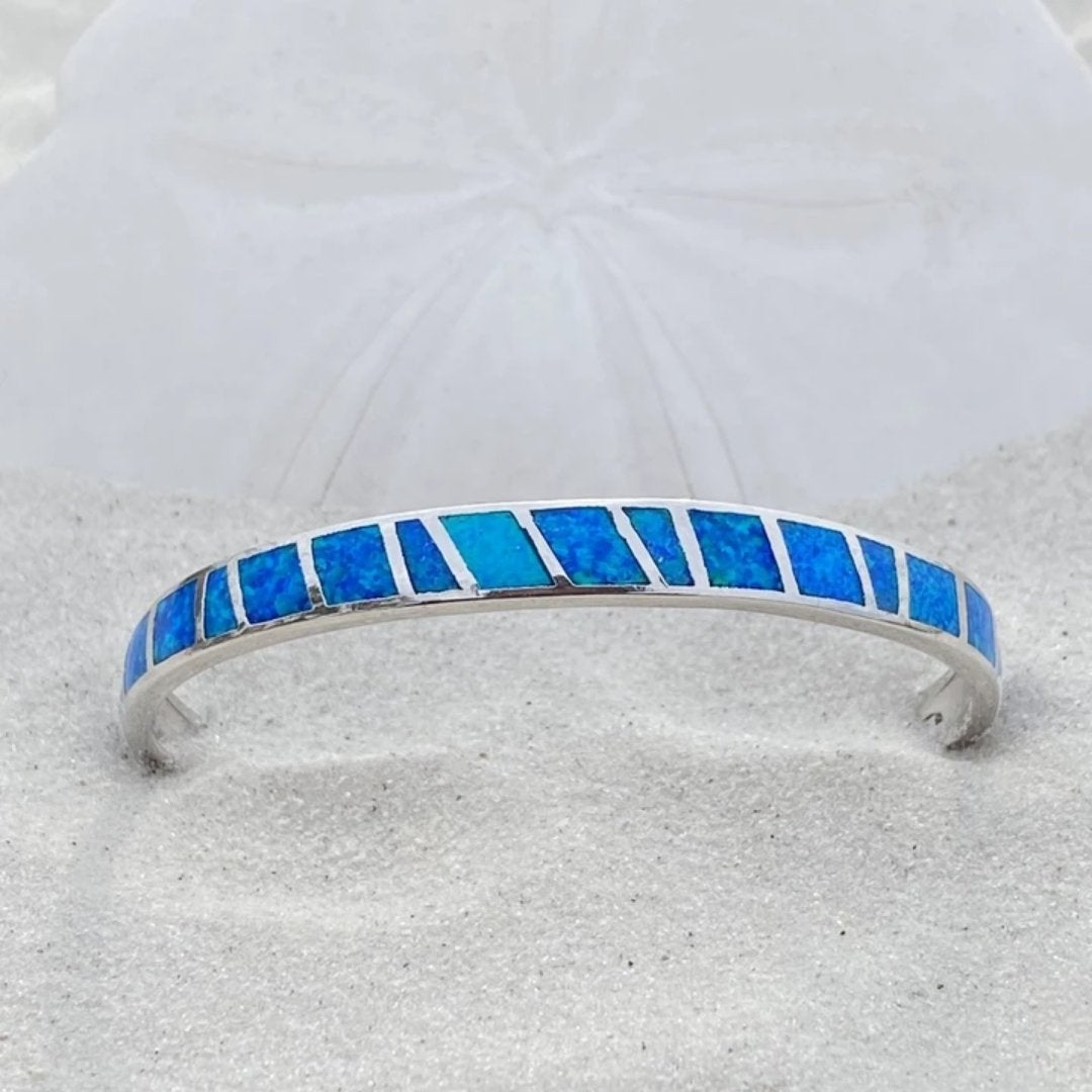 Blue and Silver Bracelet
