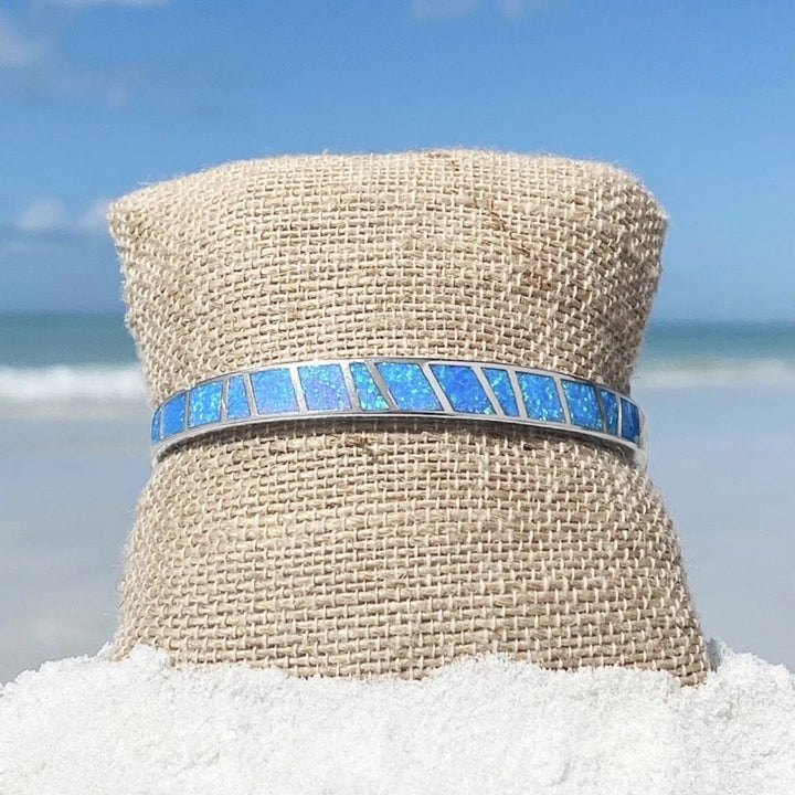 Blue and Silver Bracelet