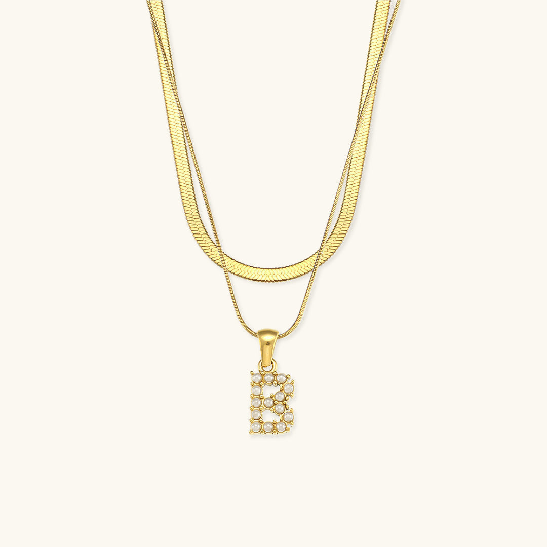 Double Letter Necklace