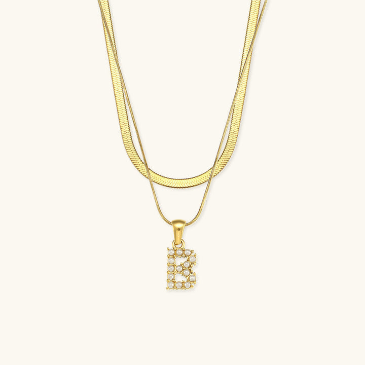 Double Letter Necklace