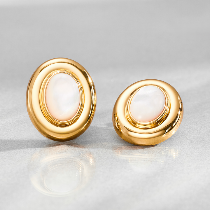 Pearl Earrings Gold plated