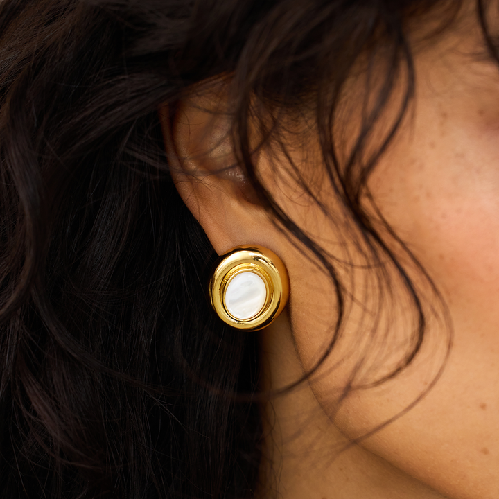 Pearl Earrings Gold plated
