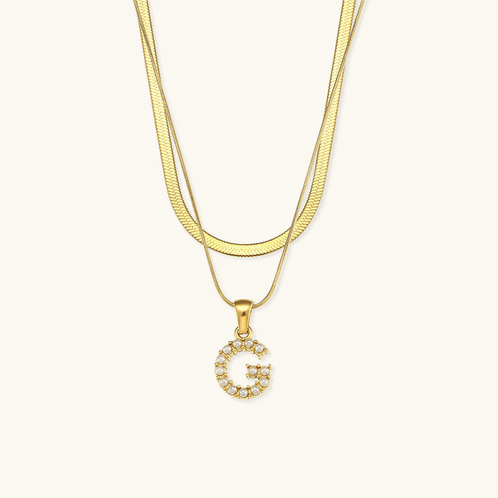 Double Letter Necklace