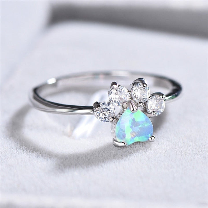 Cat paw Zirconia Ring
