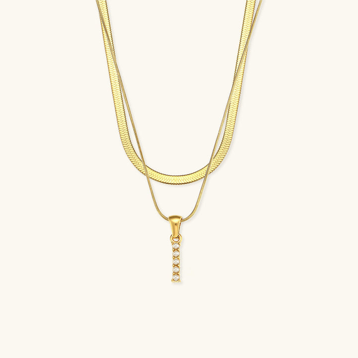 Double Letter Necklace