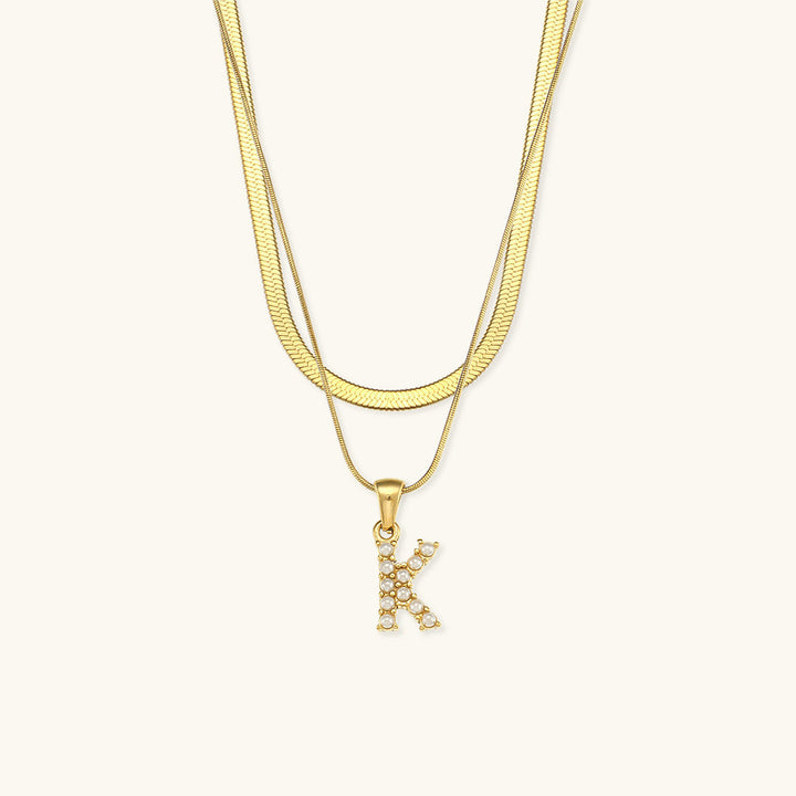 Double Letter Necklace