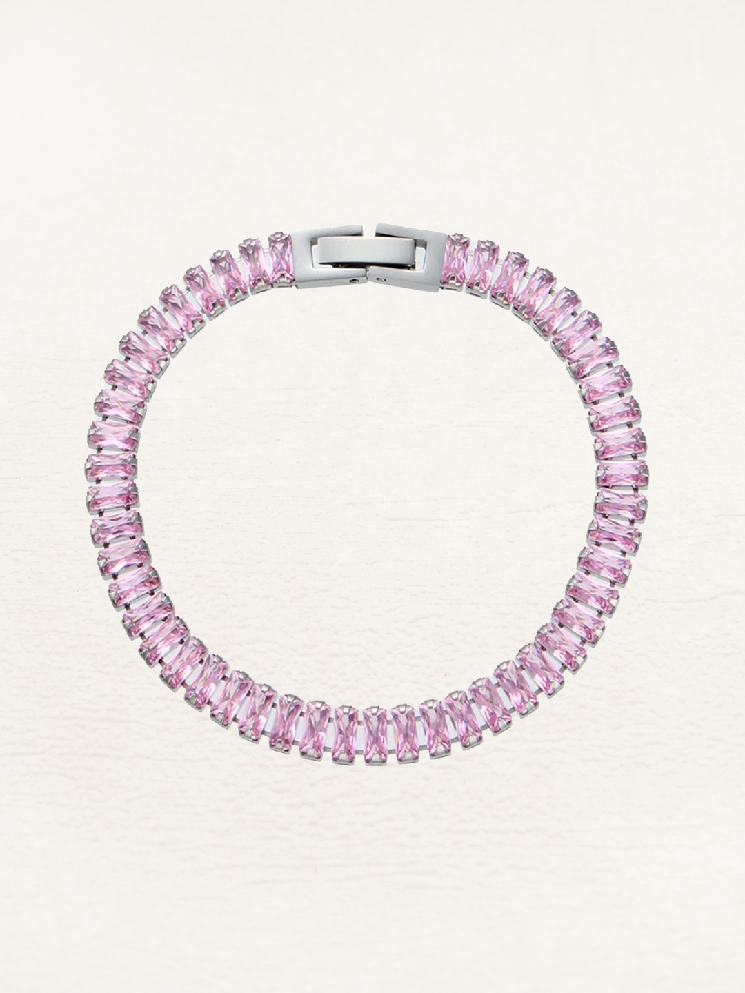 Pink Tennis Bracelet
