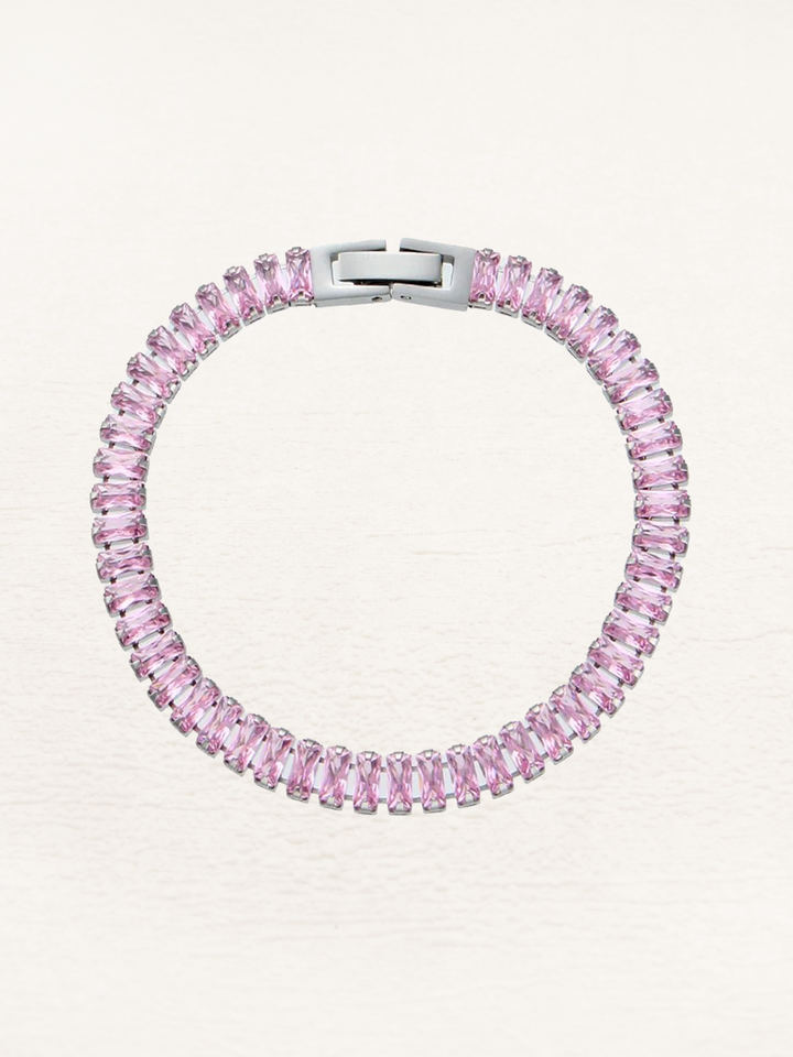 Pink Tennis Bracelet