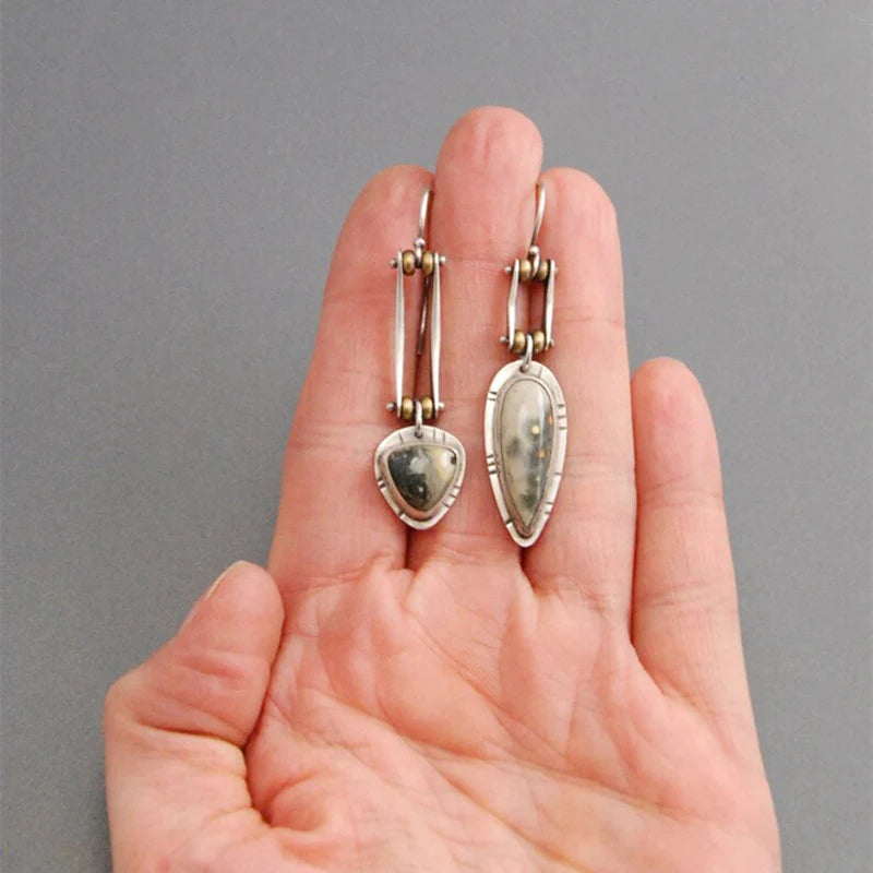 Long Earrings with special Stones