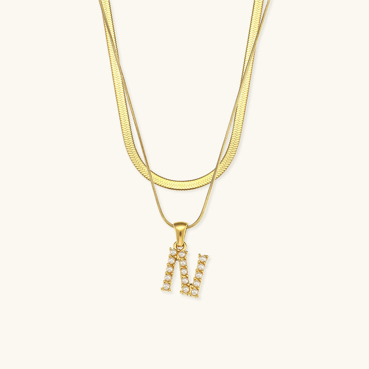 Double Letter Necklace