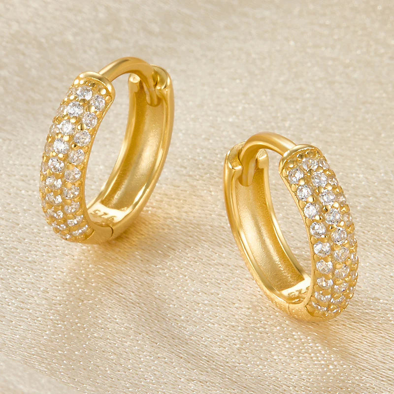 Crystal Hoop Earrings