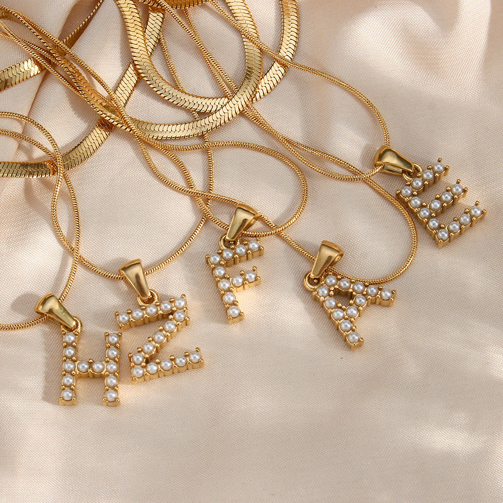 Double Letter Necklace