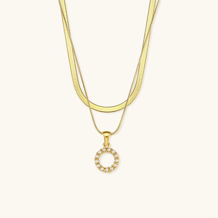 Double Letter Necklace