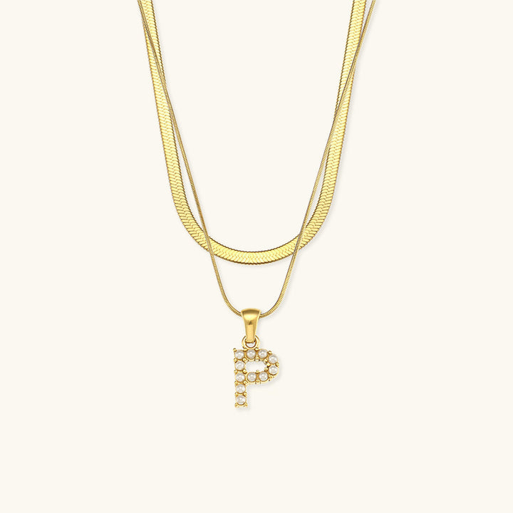 Double Letter Necklace