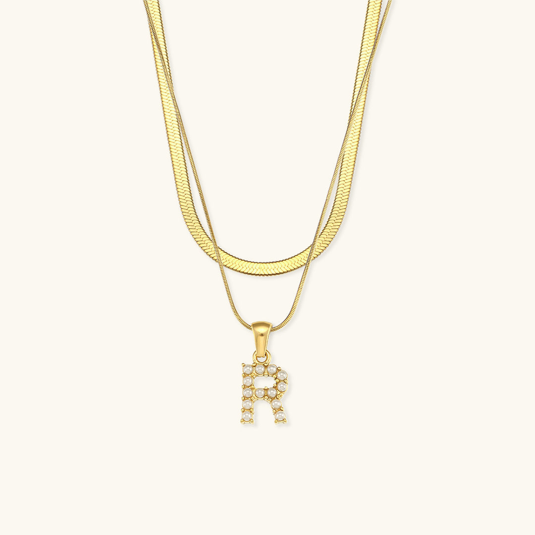 Double Letter Necklace