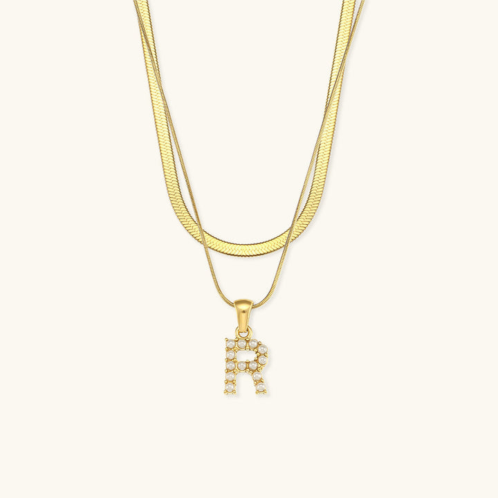 Double Letter Necklace