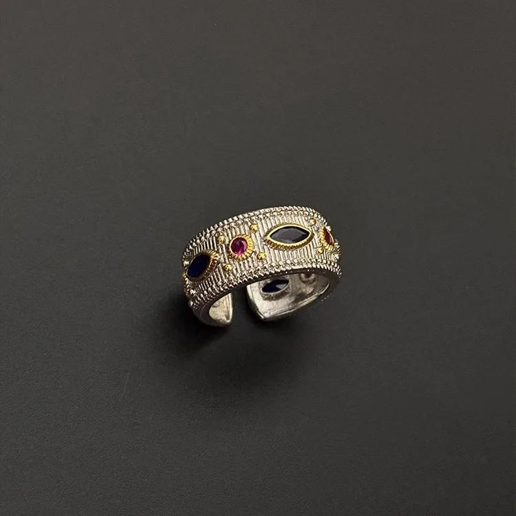 Fine stone Ring 925 Sterling Silver