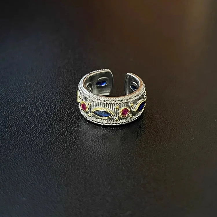 Fine stone Ring 925 Sterling Silver