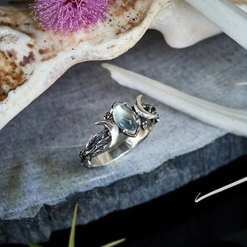Bohemian Moonstone Ring