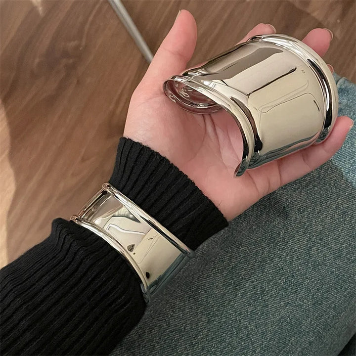 Stainless Steel Metal Cuff Bracelet