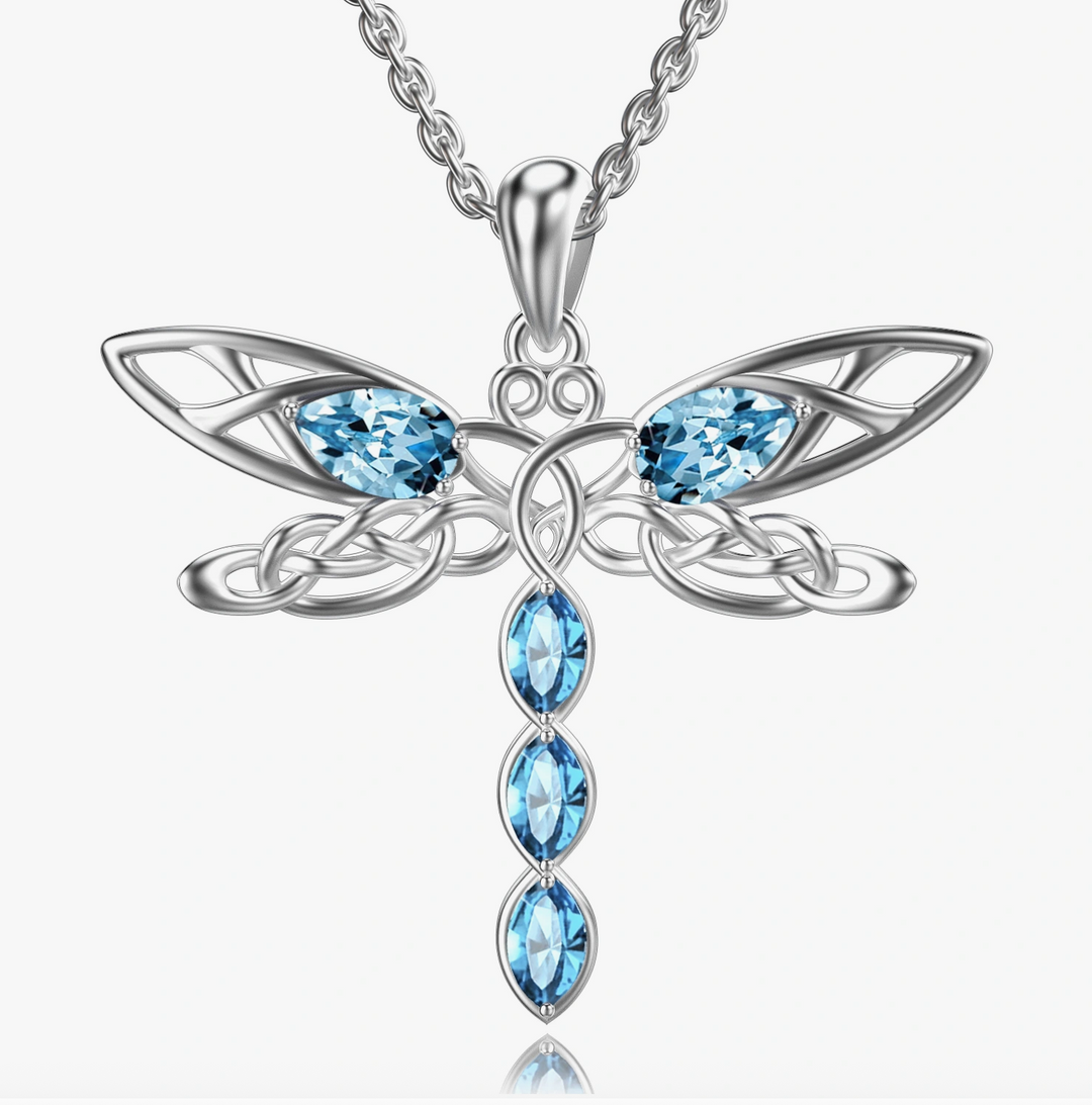Papillon Crystal Stone Necklace