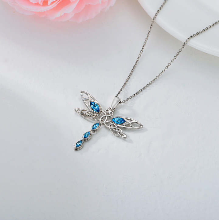 Papillon Crystal Stone Necklace