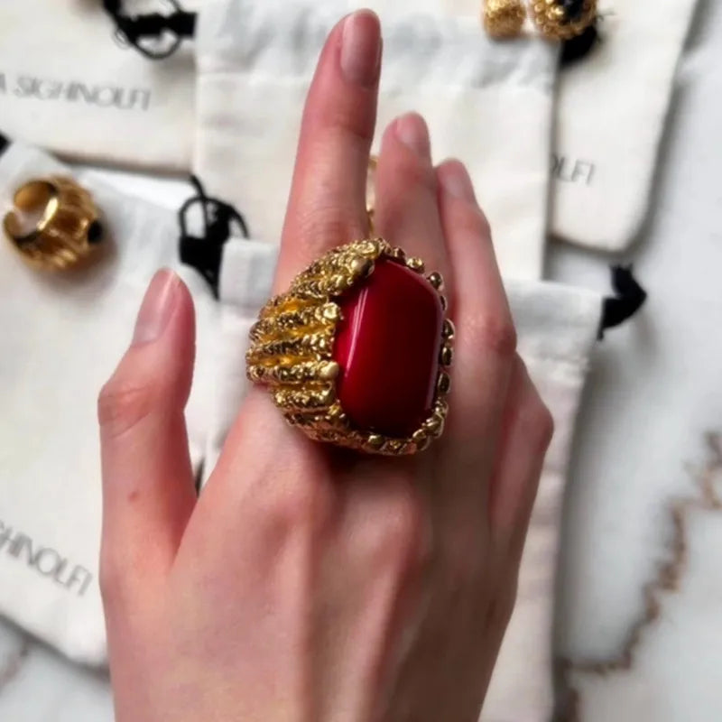 Square Resin Ring
