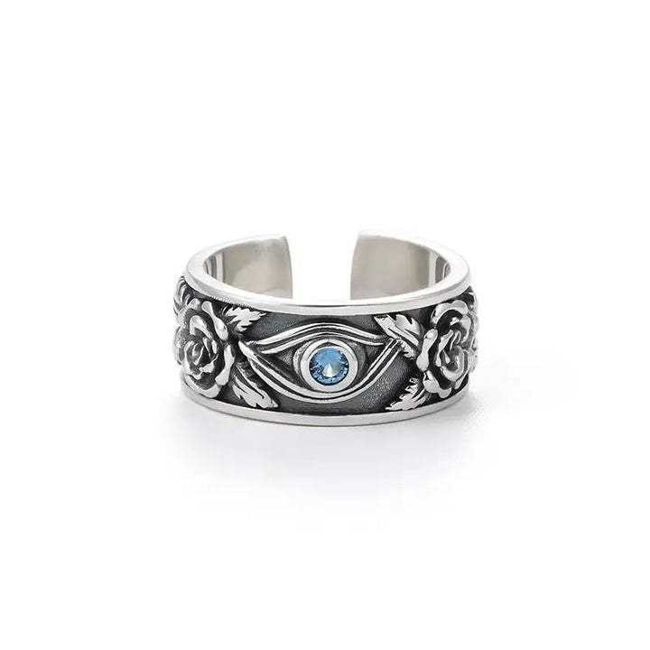 Eye Vintage Adjustable Ring Handmade