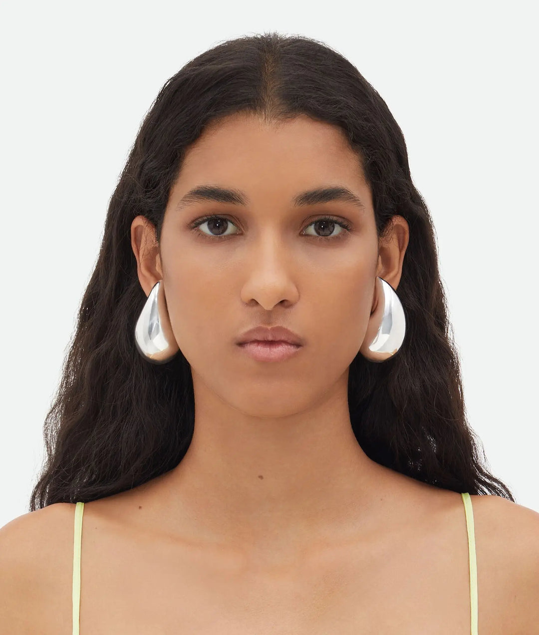 Stainless Steel Water Drop  Earrings Chunky