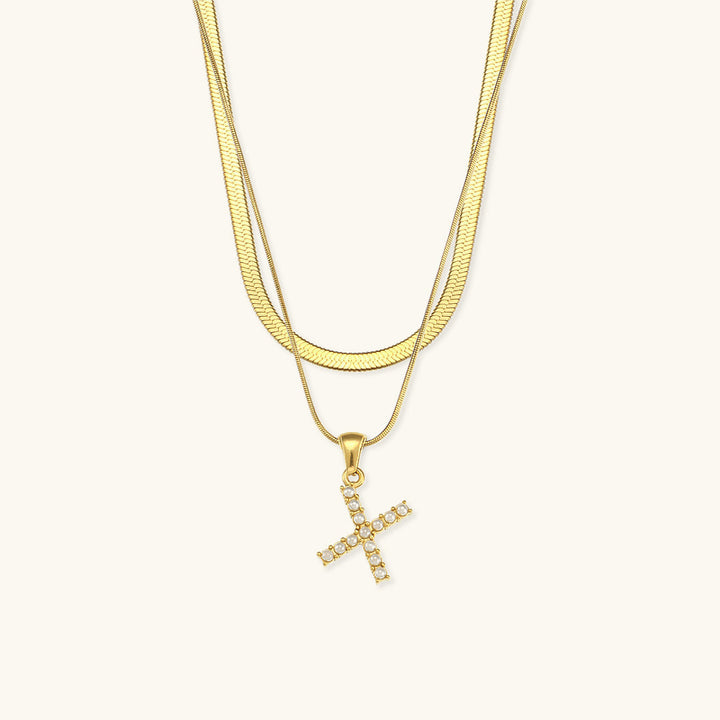 Double Letter Necklace