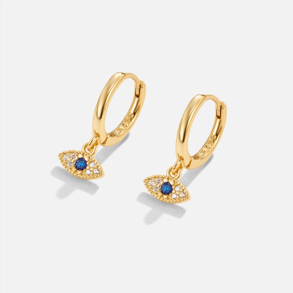 Eye luck earrings