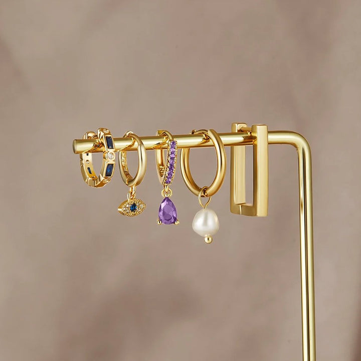 Eye luck earrings