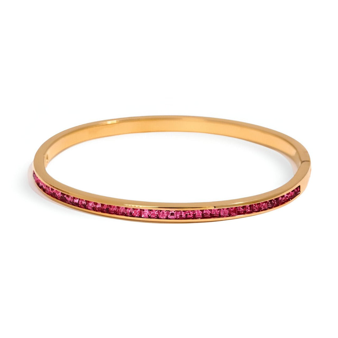 Color Diamond in Gold Bracelet