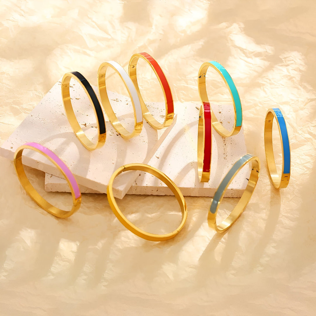 Simply colorfull Gold Bracelet