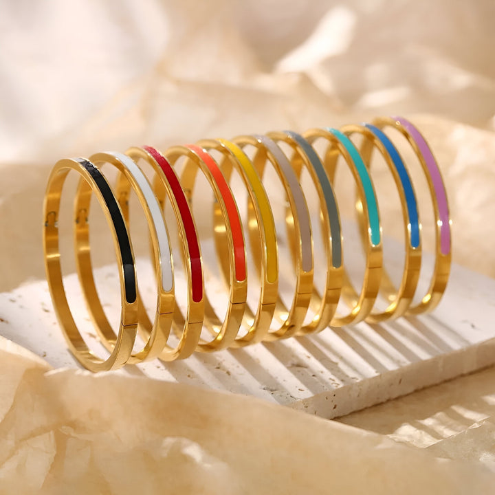Simply colorfull Gold Bracelet
