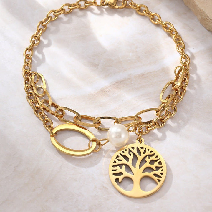 Tree of life with pearl Detail