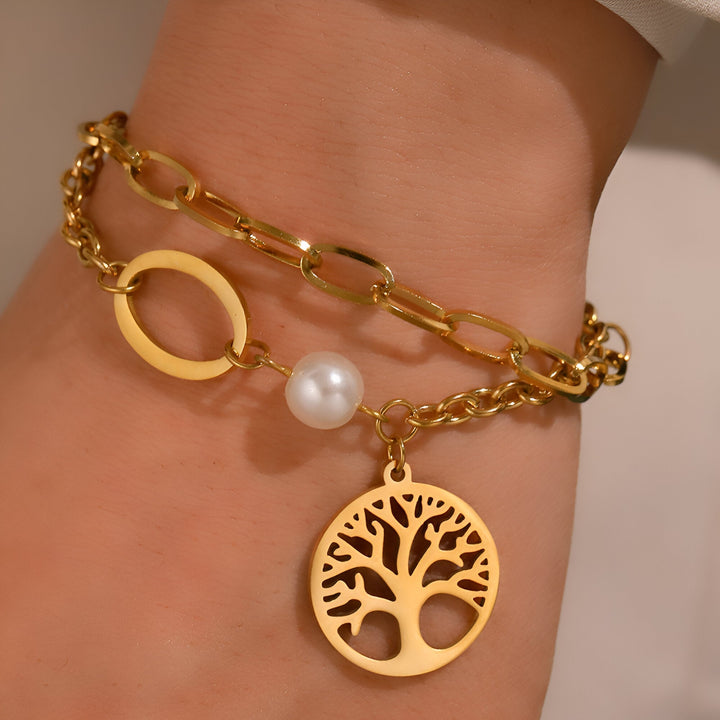 Tree of life with pearl Detail
