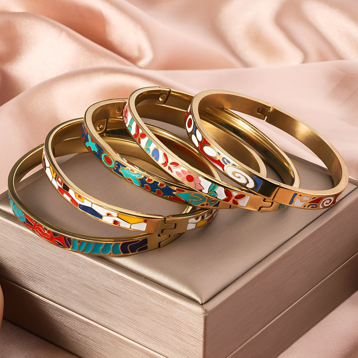 Turqoise and Blue Golden Bracelet