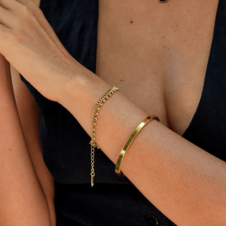 Cuban Chain Droplet Bracelet