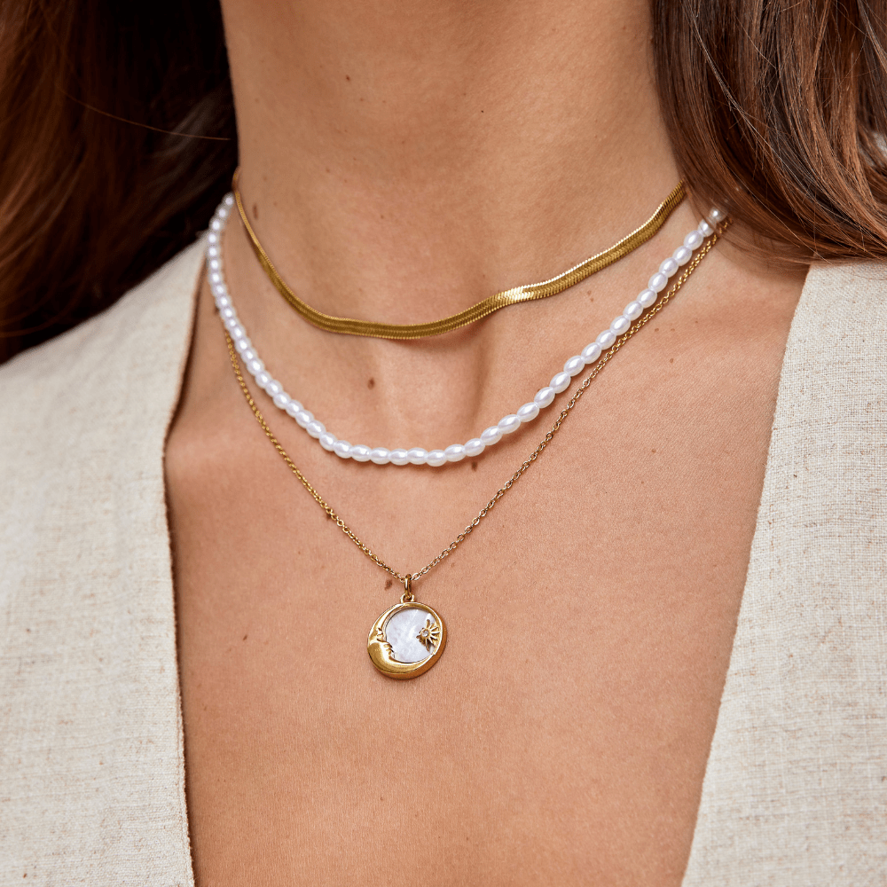 Moon & Star Necklace